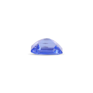 Saphir bleu - 3,13 carats, pierre précieuse naturelle facettée, effets optiques calibrés, couleur bleu royal, pierre lâche de 10 mm, 8 mm traitée thermiquement - Product Image 2