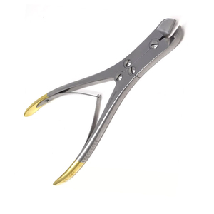 Cortador de Alambre Manual de Acero Inoxidable al por Mayor, Acabado Pulido, Doble Acción, Ortopédico, Quirúrgico, para Pasadores de Varilla TC - Product Image 2