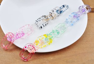 Customized Eco-Friendly Handmade Resin Link Chain Wall Accents <b>Ornamental</b> Hanging for Home Decor - Product Image 5