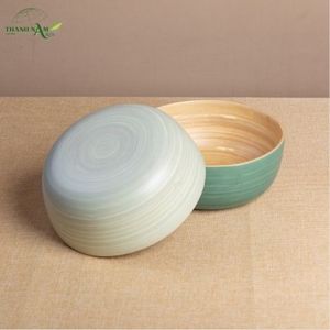 Tazón Decorativo y para Servir de Bambú Clásico Hecho a Mano, No Tóxico, Ecológico, Ligero, Desechable, para Uso Doméstico - Product Image 5