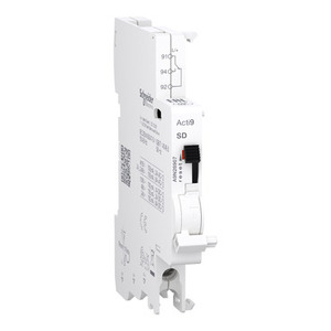 Contatto Ausiliario Schneider Electric A9N26907 Acti9 SD 1 C/O 100mA 6A 24-415 VAC 24-130 VDC Connessione Inferiore per Relè - Product Image 1