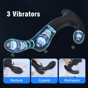 Plug anal, <span class=keywords><strong>massage</strong></span> de la prostate, expansion anale, forte vibration, télécommande, extension, insertion profonde, stimulation du périnée - Product Image 3