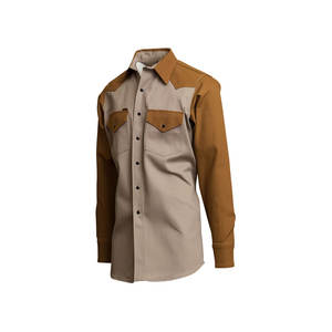 เสื้อป้องกันแขนยาวสำหรับงานเชื่อมและตัดเสื้อทำงานทนความร้อนสำหรับช่างเชื่อมมืออาชีพ - Product Image 6