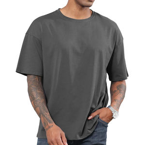 เสื้อยืดโอเวอร์ไซส์แฟชั่นสำหรับผู้ชายใส่ในฤดูร้อนเสื้อยืดโอเวอร์ไซส์สำหรับชุดลำลองน้ำหนักเบา - Product Image 1