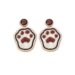 เครื่องประดับงานแต่งทำมือปักต่างหูลูกปัดแฟชั่นงานปักลายงานแฮนด์เมดสำหรับผู้หญิงผู้หญิง - Product Image 5