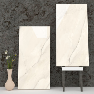 Premium Choice Modern Design 600X1200mm Carreaux de sol en porcelaine vitrifiée Brique réfractaire Qualité supérieure Fabriqué en Inde pour la maison - Product Image 1