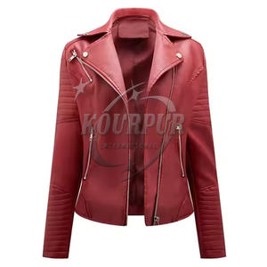 Chaqueta de piel de oveja hecha a medida para mujer más vendida disponible en todos los colores y tamaños - Product Image 2
