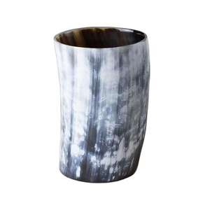 Tasses à corne en laiton poli de Style Viking meilleur cadeau nautique pour les rassemblements tasses à corne de buffle pour la bière vin en gros - Product Image 2