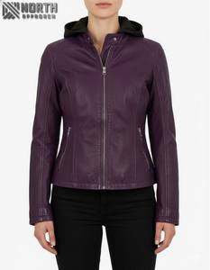 Chaquetas de invierno de cuero genuino para mujeres y hombres Chaquetas de cuero transpirables personalizables unisex - Product Image 1