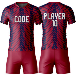 Conjunto de camiseta y pantalón corto de fútbol para hombre con estampado personalizado al por mayor, transpirable, manga corta, servicio OEM con técnicas de corte automatizadas - Product Image 4