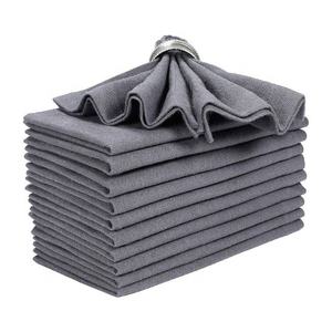 Fantaisie couleur claire cuisine intelligente Logo personnalisé moderne 100% coton biologique prêt à expédier GOTS certificat Table serviettes naturelles - Product Image 3