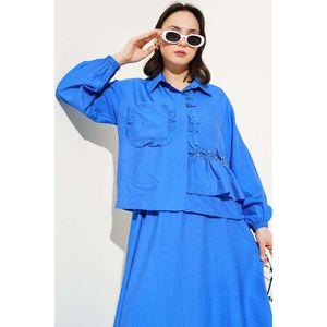 ชุดแซ็กเซ็ต2ชิ้นกระโปรงมีระบาย - Product Image 1