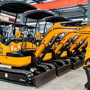 Prix d'usine pour Kubota Engine Mini Excavator 3.5 tonnes Petite pelleteuse agricole 1-2 tonnes avec composant de moteur clé conforme - Product Image 3