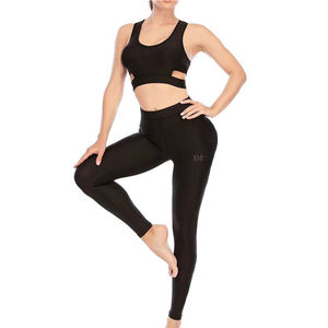 Ensemble de Yoga de conception Unique de haute qualité pour femmes nouveau Style vêtements de Fitness de gymnastique à séchage rapide surdimensionné court solide équipement d'entraînement parfait - Product Image 1