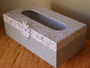 Porte-serviettes carré en MDF avec surface imprimée lisse adapté à l'utilisation quotidienne à la maison et au bureau - Product Image 4
