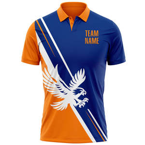 Chemises de pêche polo en polyester à manches longues 100%-Vente en gros sublimation jersey vêtements de sport unisexe à séchage rapide chemises et hauts sans quantité minimale de commande - Product Image 2