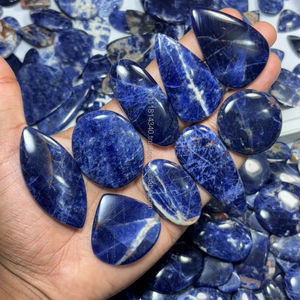 Sodalita de Primera Calidad AAA, Cabujón de Piedra Preciosa Suelta, Piedra Preciosa Natural de Forma Mixta para Accesorios de Joyería, Fabricación de Joyas, Venta al por Mayor - Product Image 1