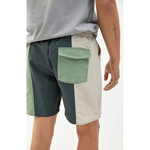 กางเกงขาสั้นบอร์ดลำลองสำหรับผู้ชายแบบมีกระเป๋าเชือกผูกระบายอากาศได้ดีปรับแต่งแบรนด์ให้สั้นใหม่ฤดูร้อน - Product Image 2