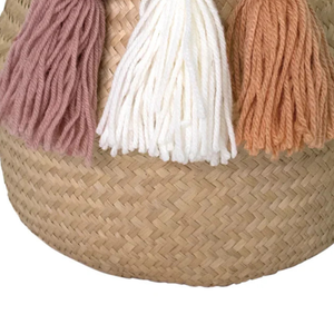 Venta caliente elegante cesta de vientre fantasma de algas marinas naturales perfecta para sostener dulces, golosinas o decoración de Halloween de vacaciones - Product Image 5