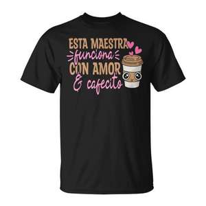T-shirt bilingue pour enseignantes en espagnol et passionnés de langues hispaniques - Product Image 1