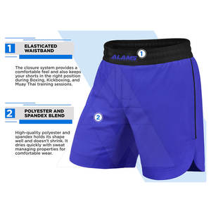 Pantalones Cortos Profesionales de Jiu Jitsu MMA, Ropa de Artes Marciales, Pantalones Cortos de MMA, Pantalones Cortos de MMA de Talla Grande - Product Image 2