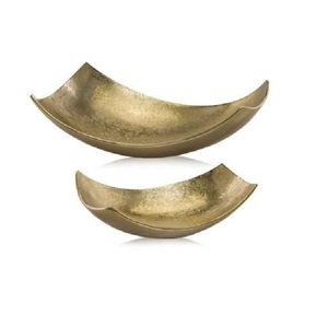 Plateau de service en aluminium en métal personnalisé de vente chaude Design classique avec options de couleur de forme de taille pour hôtels et restaurants - Product Image 4