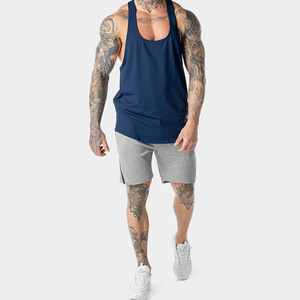 Débardeur de fitness décontracté taille XL pour hommes maillot de gym à séchage rapide logo personnalisé tissage tricoté pour la course à pied - Product Image 6