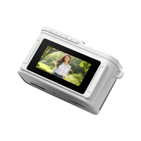 Mini caméra numérique rétro Enregistreur vidéo de poche avec écran couleur IPS de 0,96 pouce Flash LED Caméra pour enfants pour la photographie