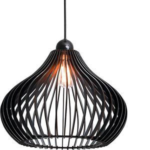 MS INC – bois artisanal avec lampe suspendue en métal incluse pour la cuisine, le bureau, le salon, la chambre à coucher, le Restaurant - Product Image 4