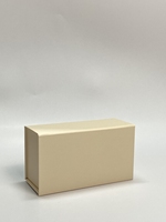 Boîte cadeau magnétique unique pliable en carton rigide beige avec logo personnalisé pour l'emballage de vêtements, de chaussures, de parfums, de cosmétiques, d'entreprise