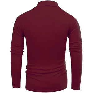 เสื้อสเวตเตอร์กันหนาวแขนยาวของผู้ชายกันหนาวกันรอยยับทำจากโพลีเอสเตอร์มีโลโก้ด้านหน้าและการตกแต่งลวดลาย - Product Image 2