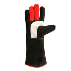 Nuevo 2025, precio barato personalizado, alta calidad, los mejores guantes de soldadura para hombres, guantes de trabajo de invierno con cuero dividido de vaca - Product Image 3