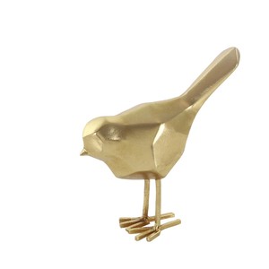 Handmade Solid Birds Sculpture Gold Finished Luxury Birds Objects Decorative Showpiece Models Metal Bird Figurine for Christmas - Product Image 6
