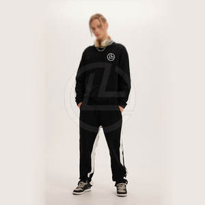 Sweat-shirt baggy pour hommes de la mode de rue avec sweat à capuche décontracté et pantalon de survêtement respirant ensemble de survêtements baggy urbains - Product Image 6