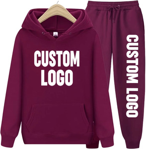 Chándal con estampado 3D de felpa francesa para hombre, conjunto de pantalones de chándal y sudadera con capucha y logotipo personalizado para hombre, 450 GSM - Product Image 3