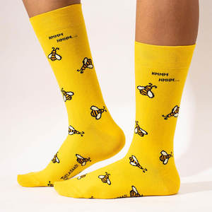 Chaussettes Street Crew à motifs audacieux pour les jeunes Woven Technics Skaters Trendsetters Urban Edge avec des graphiques - Product Image 4