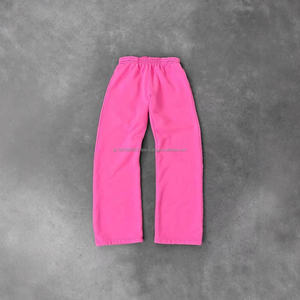 Cropped Hoodie Set Streetwear <b>Tracksuit</b> Essential Fleece 450 Gsm Sweatsuit Set Customize Jogger Heavyweight Casual Autumn - Product Image 2