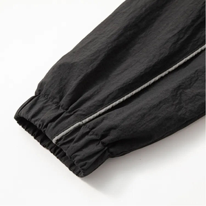 <b>Men's</b> Winter Casual Lightweight Tactical Windbreaker Jacket Quick-Drying Sun Protection Stand Collar Coated Tracksuits Set 100% - Product Image 3