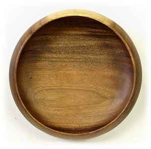 Tazón de Madera Rústico Hecho a Mano con Acabado de Grano Natural para Cocina y Decoración - Product Image 3