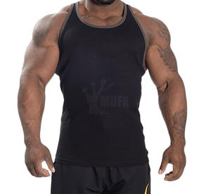 Customized 100% Cotton Gym Sports <b>Singlet</b> <b>for</b> <b>Men</b> Quick Dry Top with Casual Print Breathable Fitness Stringer Tank <b>for</b> Gym Use - Product Image 1