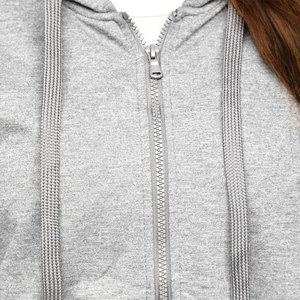 เสื้อสเวตเตอร์แบบสวมหัวแขนยาวผ้าคอตตอนระบายอากาศมีซิปสำหรับฤดูใบไม้ร่วงและฤดูหนาว - Product Image 4