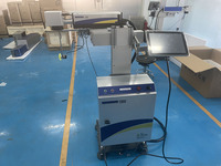 Marqueur laser à fibre électrique F30 pour l'emballage du bois et les composants de moteur