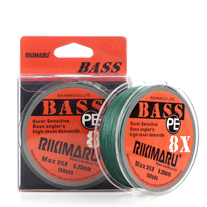 Rikimaru 8X เบสแบบกำหนดขนาดมืออาชีพ8เกลียว <span class=keywords><strong>PE</strong></span> <span class=keywords><strong>สาย</strong></span>เบ็ด<span class=keywords><strong>ตก</strong></span><span class=keywords><strong>ปลา</strong></span>คุณภาพระดับพรีเมียมแข็งแรงเป็นพิเศษ - Product Image 2