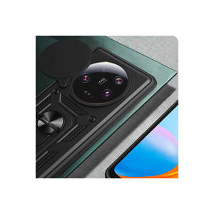 Funda Magnética con Soporte para Xiaomi Mi 13 Ultra, Protección de Cámara Azul, Cubierta Deslizante, Antihuellas, Electrochapado, Acabado Escarchado - Product Image 6