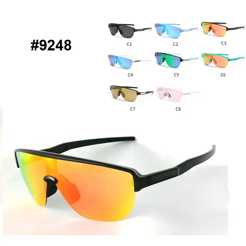Occhiali anti UV400 occhiali da sole a mezza montatura impermeabili a mezza montatura