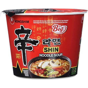 Nongshim Shin Cup Gourmet Spicy <b>Noodle</b> Soup 68g Low-Carb Instant <b>Noodles</b> - Product Image 3