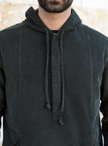 Abaya de luxe pour adulte Munir, faite à la main, qualité supérieure, en velours côtelé de soie, capuche de style marocain, accessoire vestimentaire musulman, anti-rides - Product Image 2