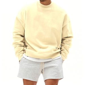 Sudadera con capucha atlética de manga larga con cremallera para hombre, ropa deportiva de algodón 100% para gimnasio al aire libre y deportes para otoño - Product Image 5