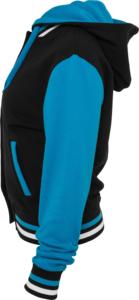 Veste universitaire en cuir à logo personnalisé, streetwear, broderie de haute qualité, veste bomber en polaire d'hiver, veste universitaire pour hommes - Product Image 4