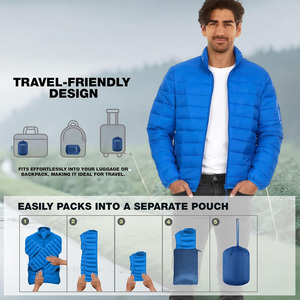 Chaqueta de invierno de alta calidad con logotipo personalizado, bordado de impresión, abrigo aislado cálido para exteriores, fabricante de proveedores de fábrica OEM - Product Image 3